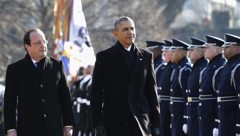 François Hollande y Barack Obama 