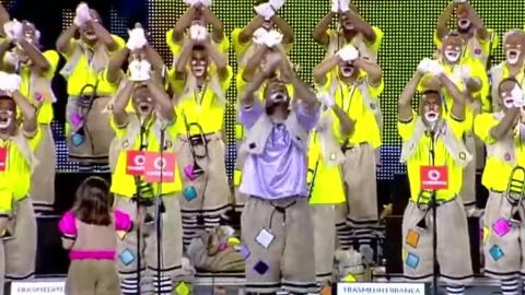 Momento de la actuaci&oacute;n 