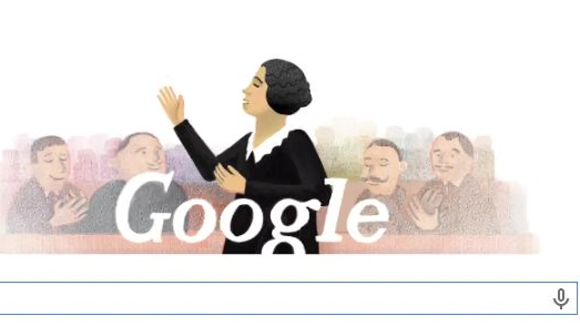 126 aniversario del nacimiento de Clara Campoamor 126 aniversario del nacimiento de Clara Campoamor