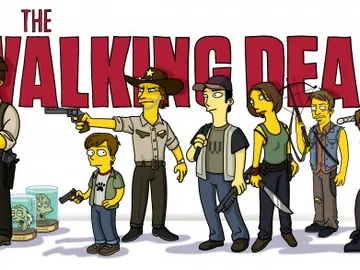 'The Walking Dead' simpsonizada 'The Walking Dead' simpsonizada