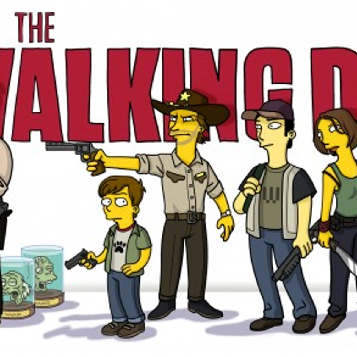 Los zombies de 'The Walking Dead' se Los zombies de 'The Walking Dead' se