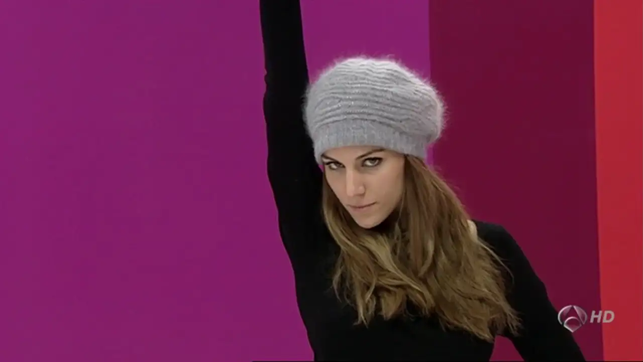 Edurne ensaya su imitación de Beyoncé