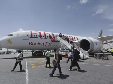 Avión de Ethiopian Airlines Avión de Ethiopian Airlines