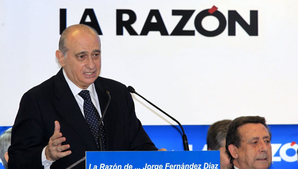 Jorge Fernández Díaz, en un encuentro en La Razón