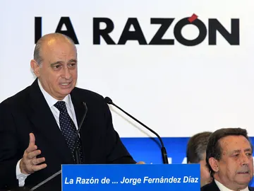 Jorge Fernández Díaz, en un encuentro en La Razón Jorge Fernández Díaz, en un encuentro en La Razón