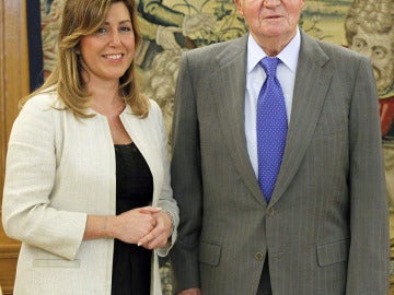 El Rey con Susana Díaz