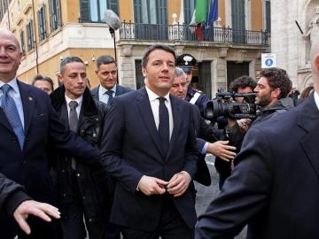 El secretario del Partido Demócrata (PD), Matteo Renzi.