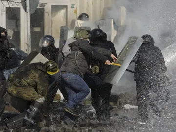 Enfrentamientos en Kiev Enfrentamientos en Kiev