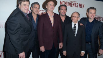 Los 'Monuments Men' en la premiere de París