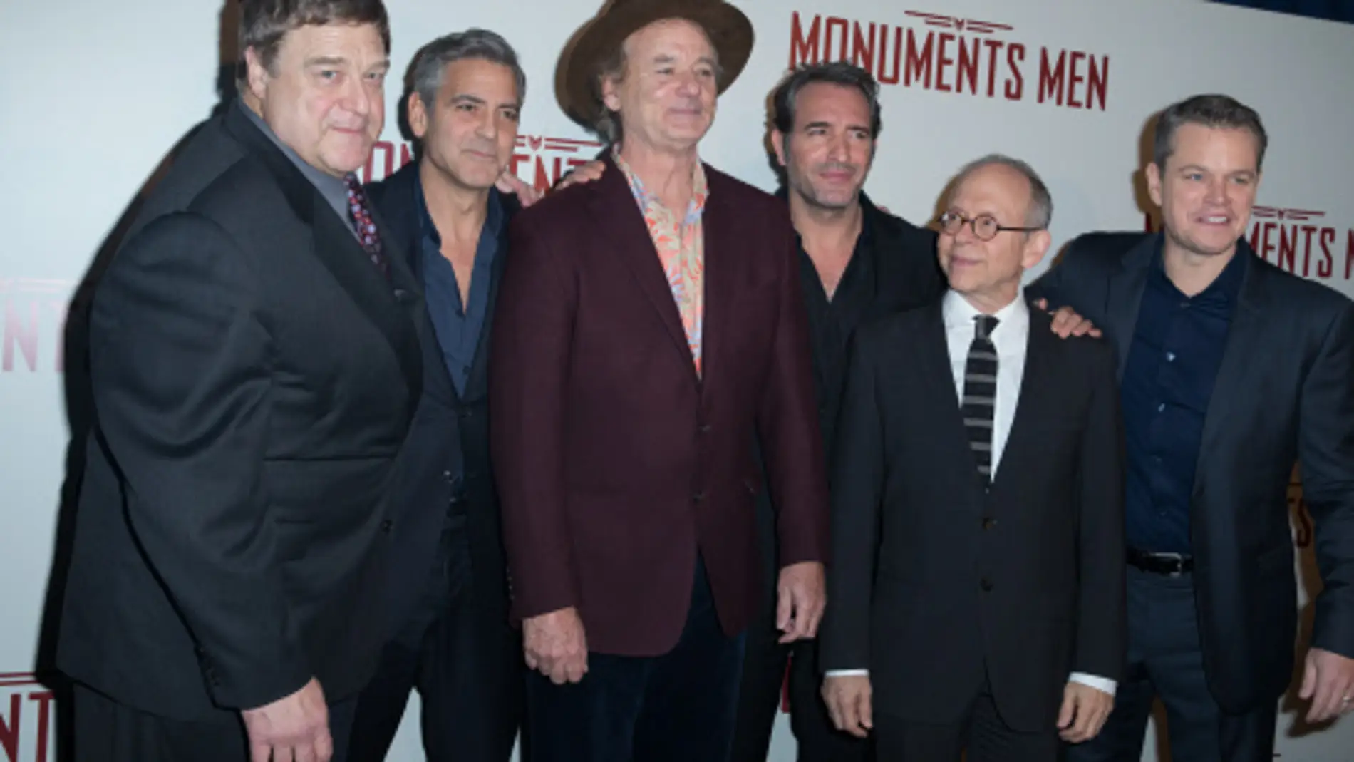 Los 'Monuments Men' en la premiere de París