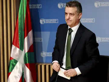 Iñigo Urkullu, en el Parlamento vasco Iñigo Urkullu, en el Parlamento vasco