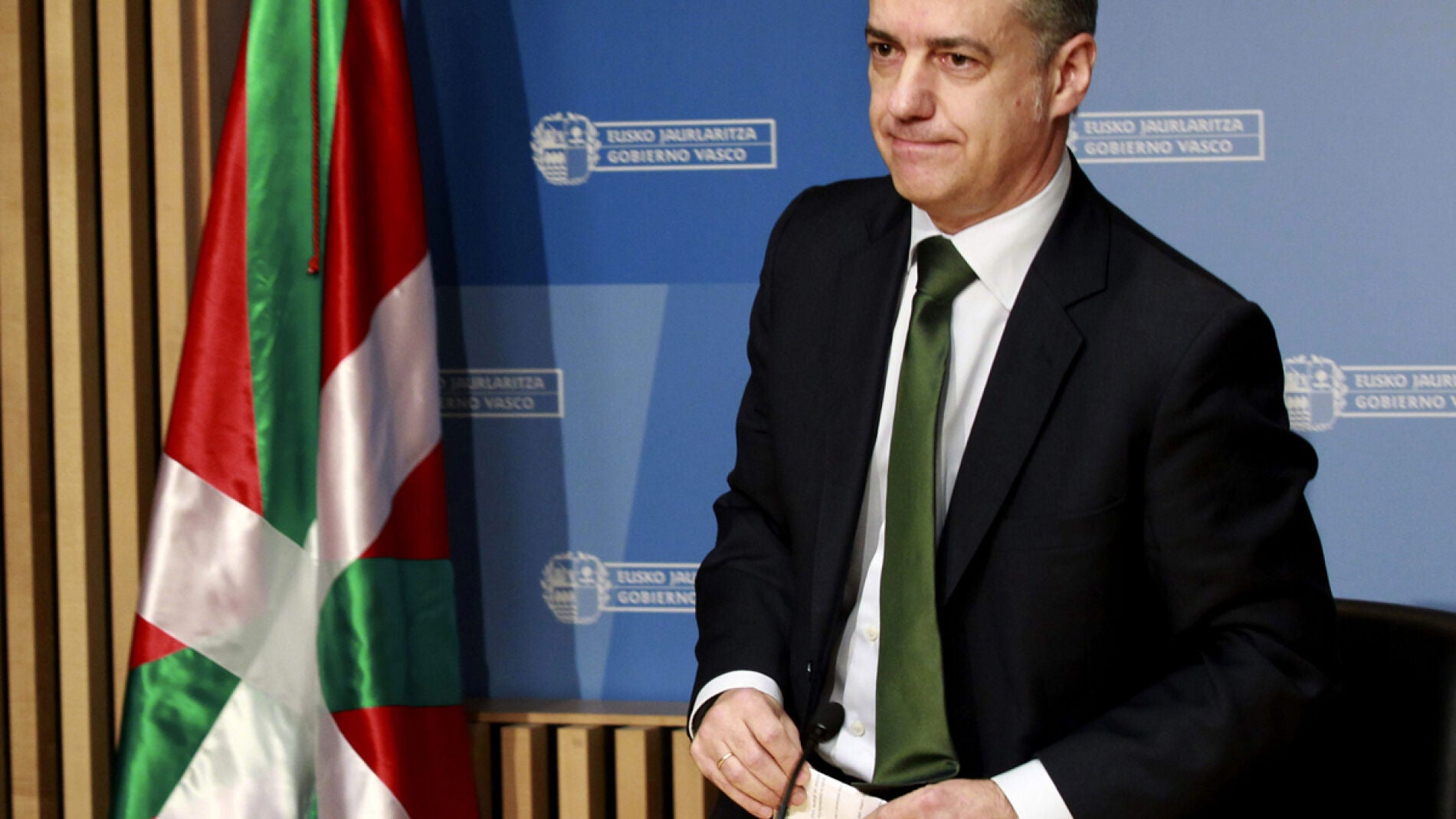 I&ntilde;igo Urkullu, en el Parlamento vasco