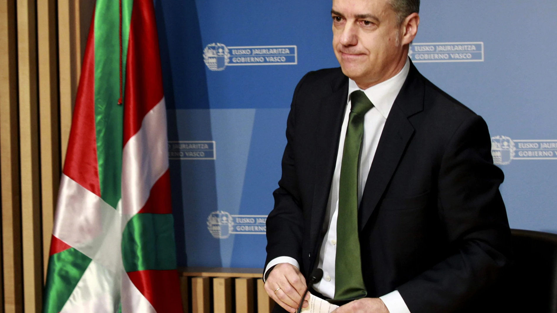 Iñigo Urkullu, en el Parlamento vasco Iñigo Urkullu, en el Parlamento vasco