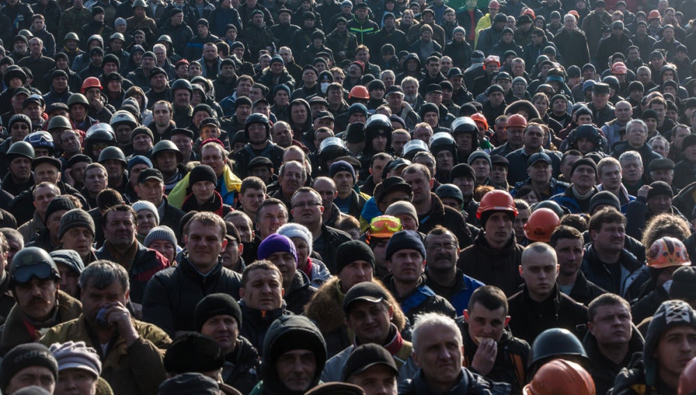 Manifestación en Kiev