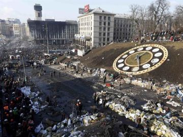 Disturbios en Kiev