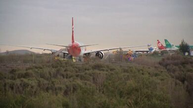 Un avión aterriza de emergencia en Gran Canaria para comprobar el estado de su carga