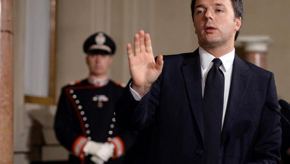 Matteo Renzi jura su cargo