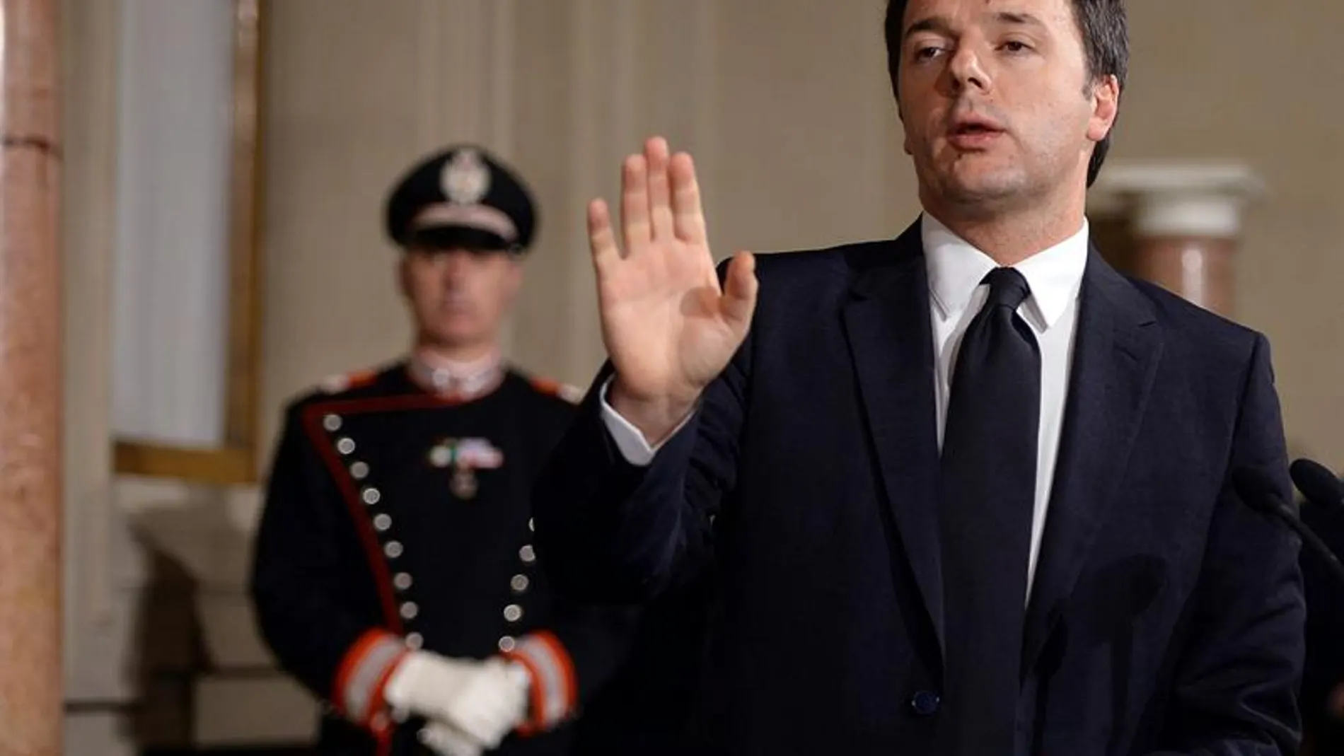 Matteo Renzi jura su cargo Matteo Renzi jura su cargo