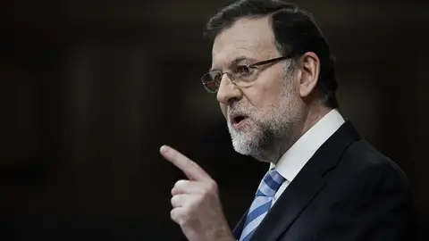 El presidente del Gobierno, Mariano Rajoy en su intervención en el Debate del estado de la Nación. El presidente del Gobierno, Mariano Rajoy en su intervención en el Debate del estado de la Nación.