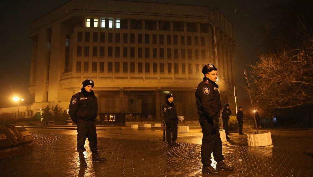 La Policía en Crimea