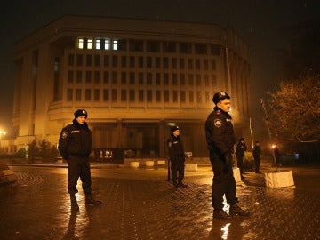 La Policía en Crimea