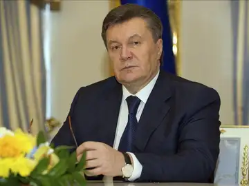 El depuesto presidente Yanukóvich El depuesto presidente Yanukóvich