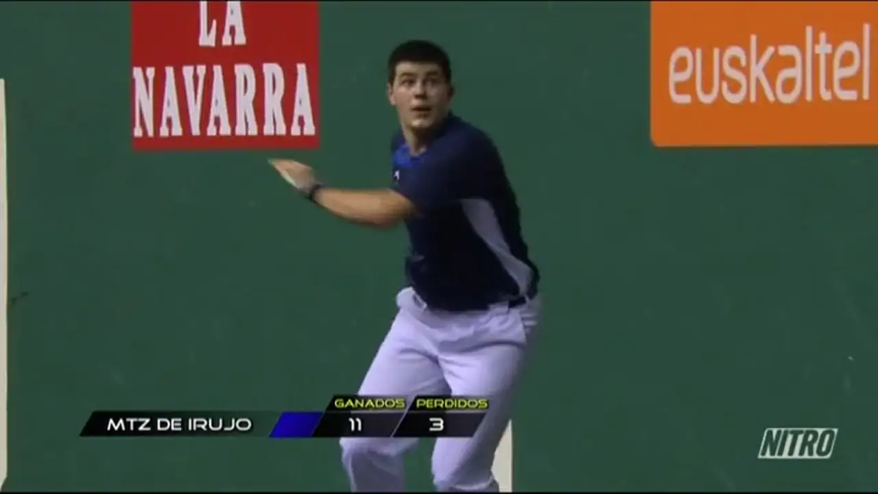 Lo mejor del partido Irujo-Tolosa contra Olaizola II-Aretxabaleta