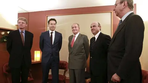 El Rey Juan Carlos en el Foro Económico Global de Bilbao. El Rey Juan Carlos en el Foro Económico Global de Bilbao.
