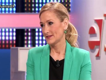 Cristina Cifuentes en Espejo Público. Cristina Cifuentes en Espejo Público.