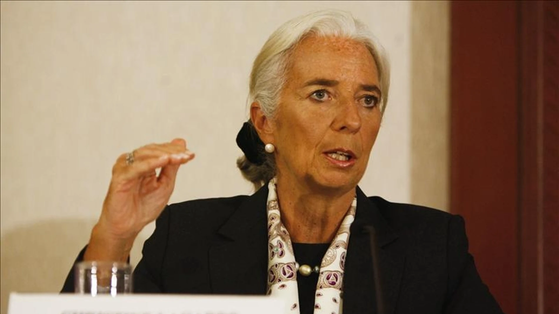 La directora del FMI, Christine Largarde. La directora del FMI, Christine Largarde.