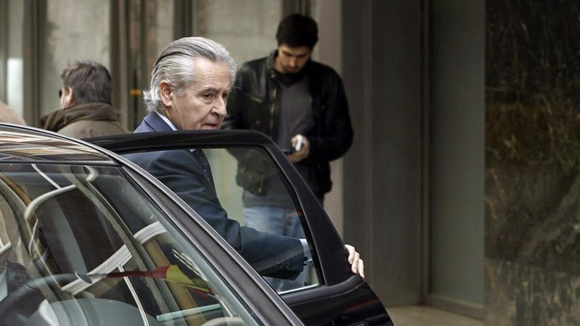 Blesa a su llegada a la Audiencia Nacional