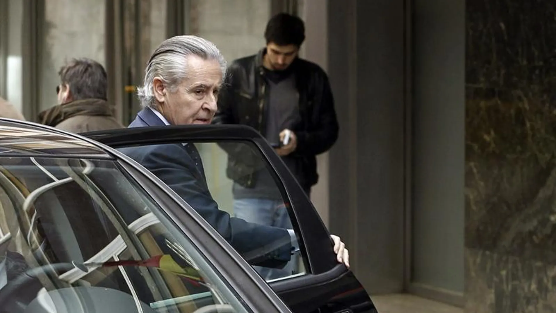 Blesa a su llegada a la Audiencia Nacional Blesa a su llegada a la Audiencia Nacional