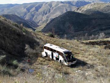 El autobús se dirigía al instituto de Buñol 