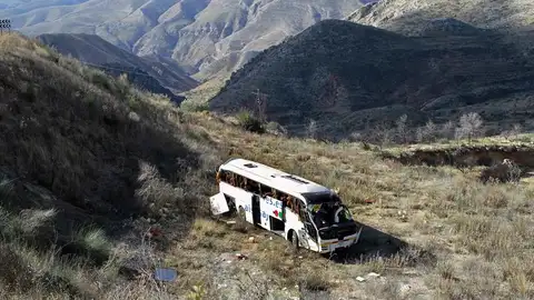 El autobús se dirigía al instituto de Buñol El autobús se dirigía al instituto de Buñol