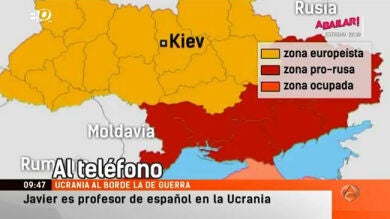 Profesor español en Kiev: 