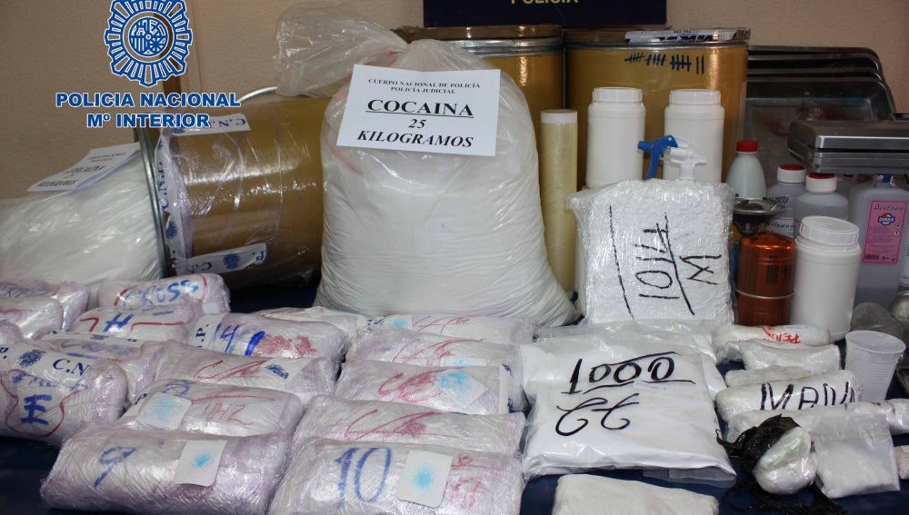 Desmantelado un laboratorio de cocaína