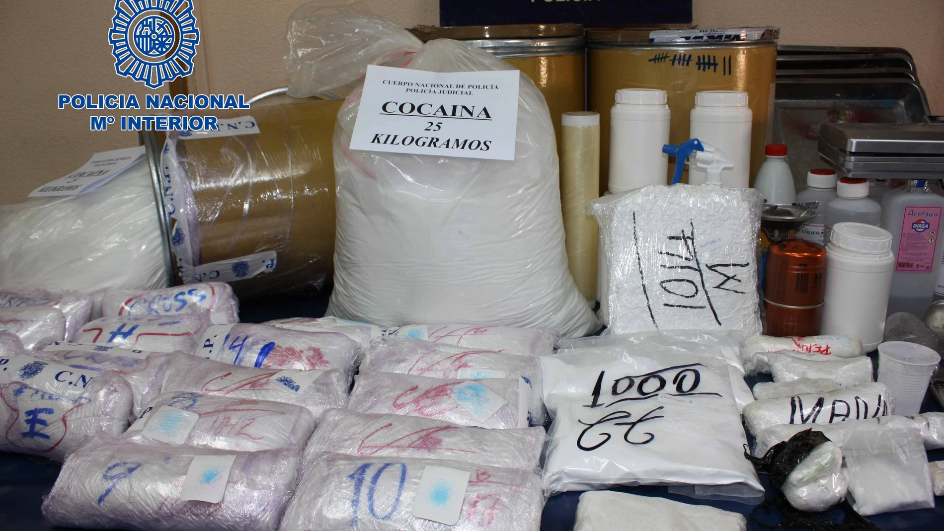 Desmantelado un laboratorio de cocaína Desmantelado un laboratorio de cocaína