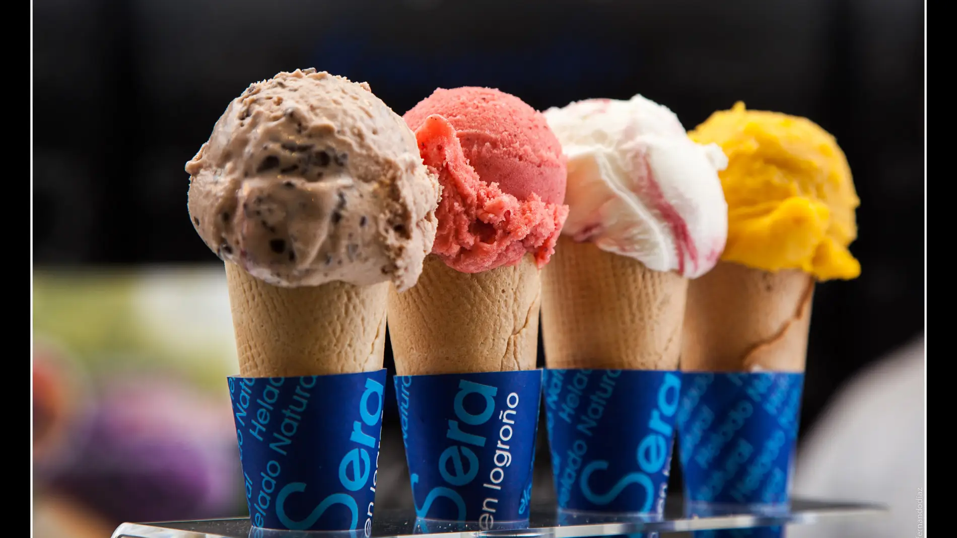 Una muestra de la variedad de helados de dellaSera. 