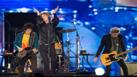 Los Rolling Stones, en concierto.