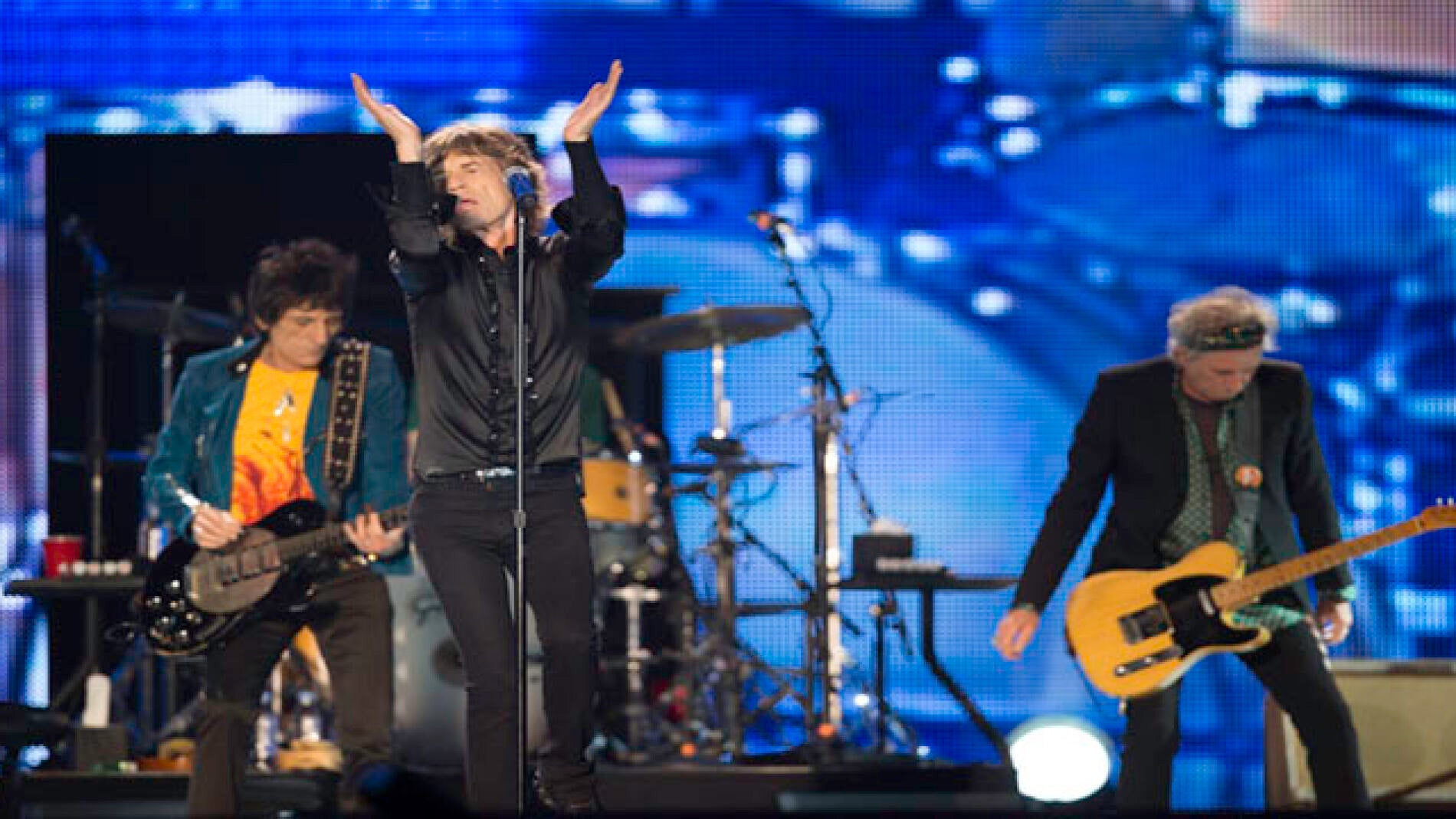 Los Rolling Stones, en concierto.