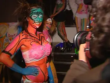 Desfile de body painting en Montserrat Desfile de body painting en Montserrat