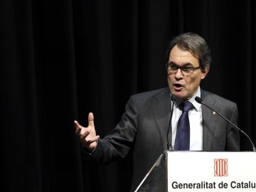 Artur Mas, en un acto