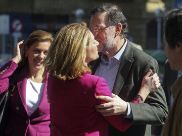 Rajoy y Arantza Quiroga