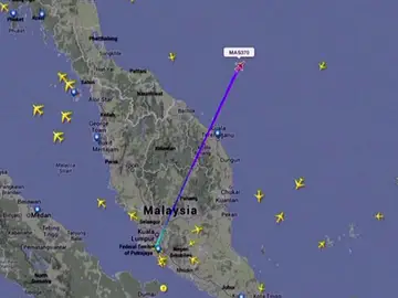El radar muestra al avión perdido El radar muestra al avión perdido