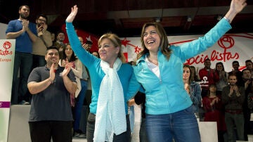 Elena Valenciano y Susana Díaz