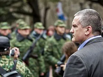 El primer ministro de Crimea, Serguéi Axiónov. El primer ministro de Crimea, Serguéi Axiónov.