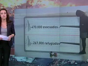 Cifras del tsunami de Japón Cifras del tsunami de Japón