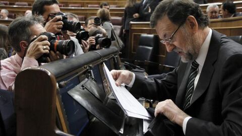 Rajoy tacha de "inmovilista" a Rubalcaba ante la acusaci&oacute;n de "chapuza" de la LOMCE