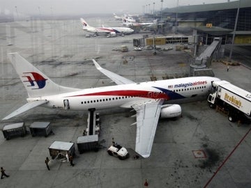 Vista general de los aviones de Malaysia Airlines.