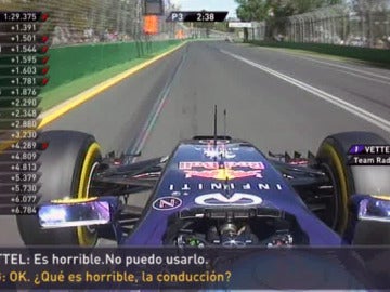 Vettel se queja del RB10